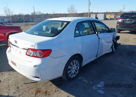 2012 Toyota Corolla Le z USA, uszkodzony, nr VIN 2T1BU4EE7CC790903